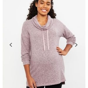 Motherhood Maternity Hacci Cowl Neck Sweater